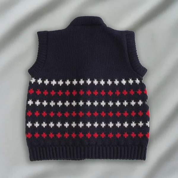 Black Woolen Jacket for Baby Boy and Girl - Image 2