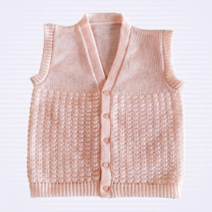 Pink Woolen Jacket for 3 Years Boy and Girl