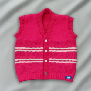 Cerise Woolen Jacket for Baby Boy and Girl Age