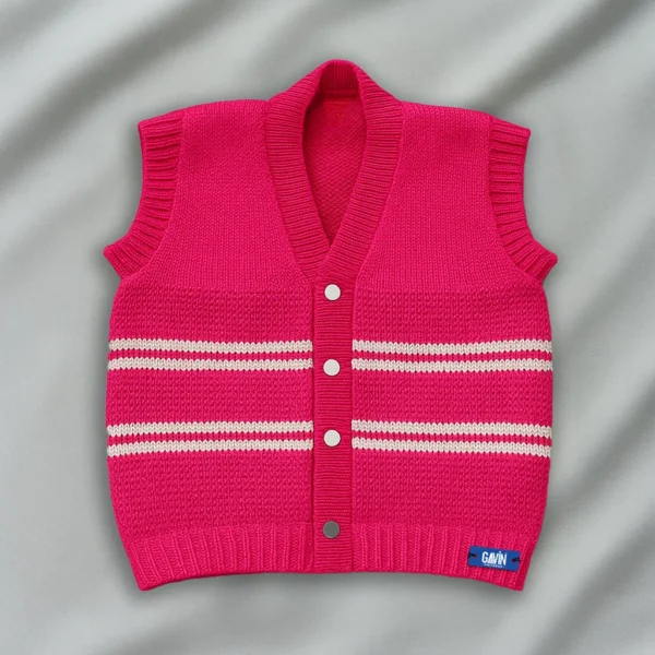 Cerise Woolen Jacket for Baby Boy and Girl Age